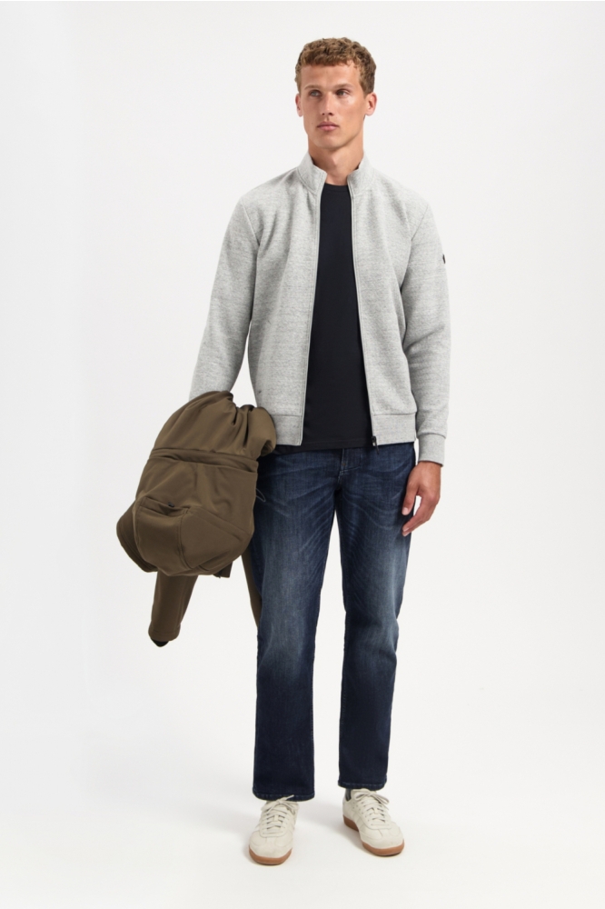 GESTRUCTUREERDE CARDIGAN 29100815 102 GREY MELANGE